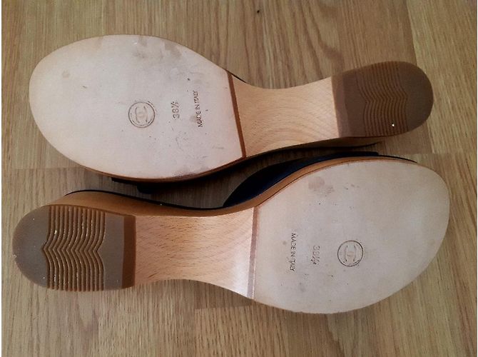 Chanel Mule Compensée Noir - vue 4