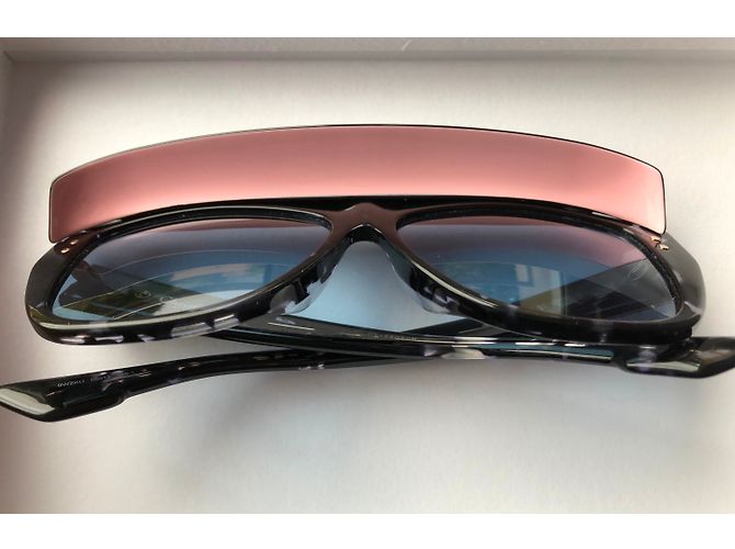 Occhiali da sole Dior DiorClub Neri Blu Nero - vista 3