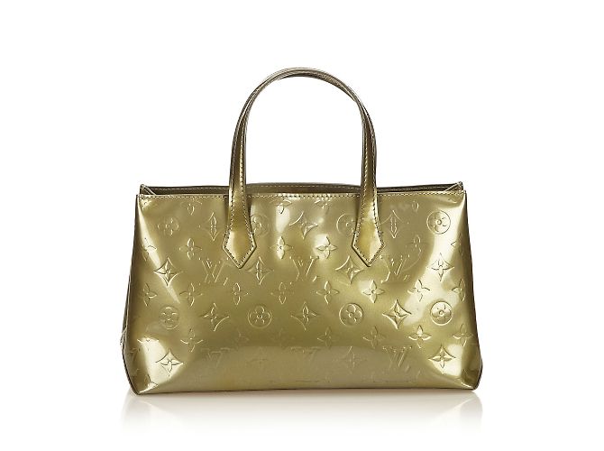 Louis Vuitton Wilshire PM Varnish Grigio - vista 3