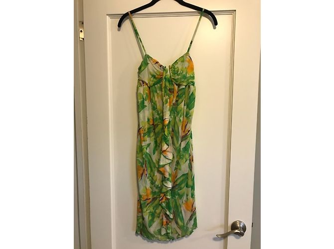 Vestido de seda Didi Diane Von Furstenberg Verde Multicolor Verde claro - vista 5