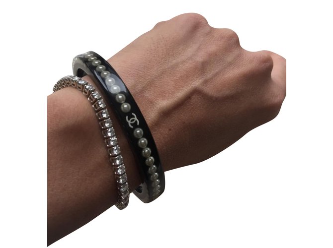 Chanel pulseira Preto - vista 2