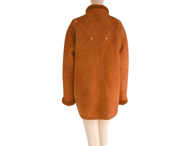 Céline Cappotto in pelle e shearling - vista 2