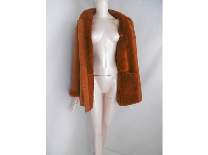 Céline Cappotto in pelle e shearling - vista 3
