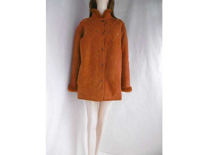 Céline Cappotto in pelle e shearling - vista 5