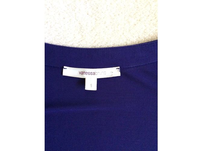 Vestido drapeado Vanessa Bruno morado de lyocell Púrpura - vista 2
