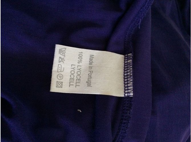Vestido drapeado Vanessa Bruno morado de lyocell Púrpura - vista 3