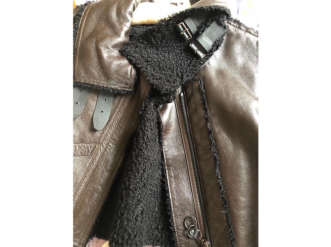 Louis Vuitton Lederjacke braun - Ansicht 3