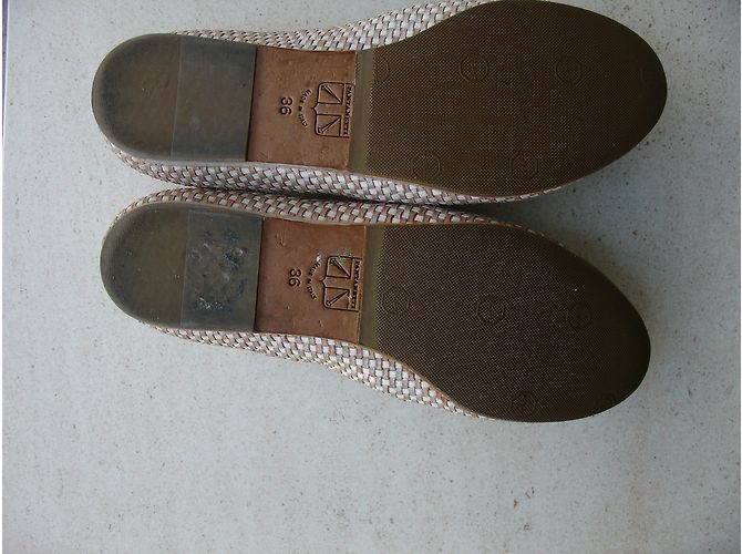 Autre Marque Beige Leder Absatzschuhe Größe 36 - Ansicht 5