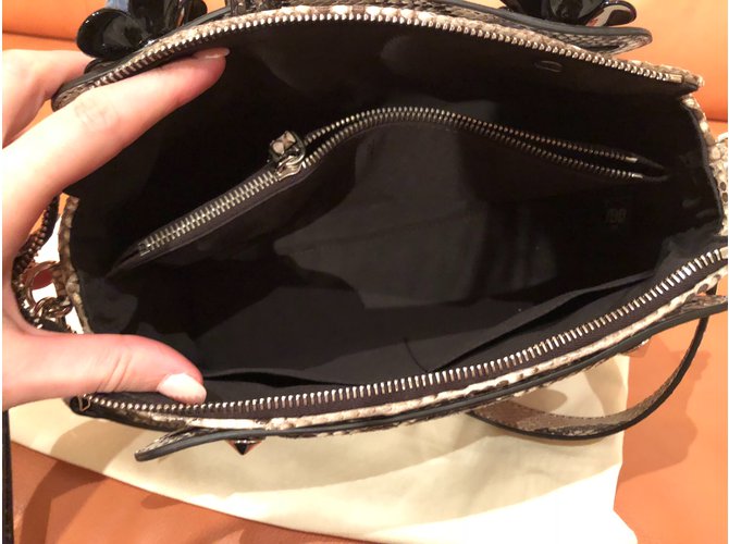 Fendi Handtasche aus Python mehrfarbig Mehrfarben - Ansicht 4