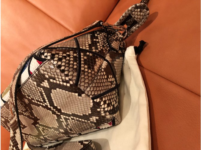 Fendi Handtasche aus Python mehrfarbig Mehrfarben - Ansicht 7