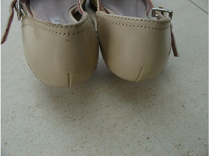 Autre Marque Sandali in pelle beige 37 - vista 4