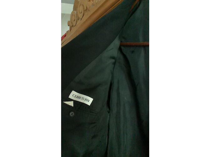 Cerruti 1881 Black Wool Blazer Jacket - view 5
