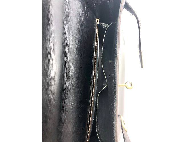 Hermès KELLY Noir Box 32cm Schwarz - Ansicht 14