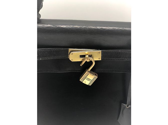 Hermès KELLY Noir Box 32cm Schwarz - Ansicht 3