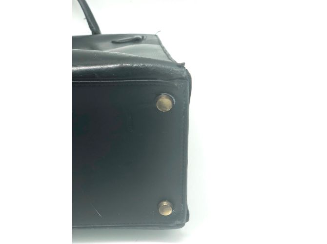 Hermès KELLY Noir Box 32cm Schwarz - Ansicht 8