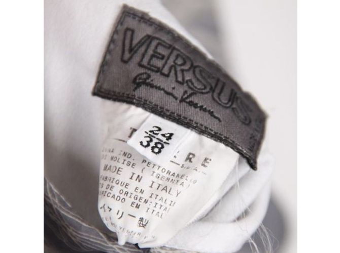 Versus Seidenmischgewebe Langkleid Grau - Ansicht 4