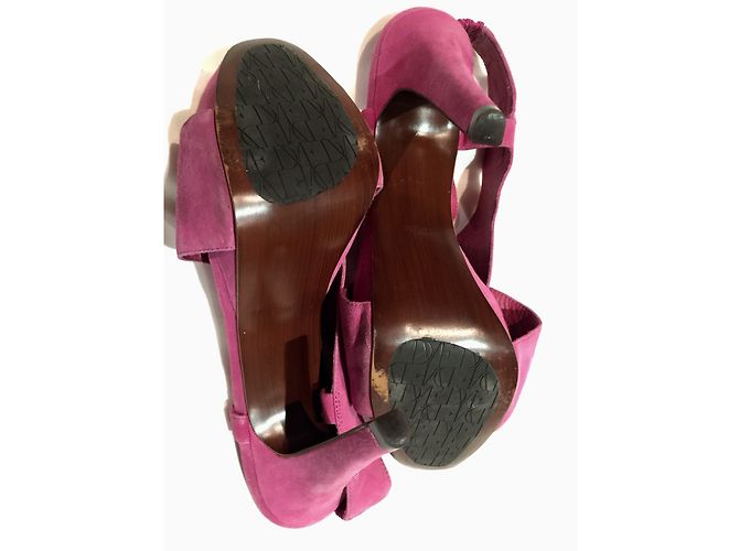 Diane Von Furstenberg Tacchi Zia scamosciati - vista 3