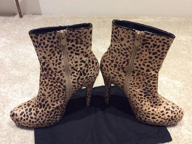 Botines Super Trash Estampado Leopardo Pelo de Pony 39 Estampado de leopardo - vista 10