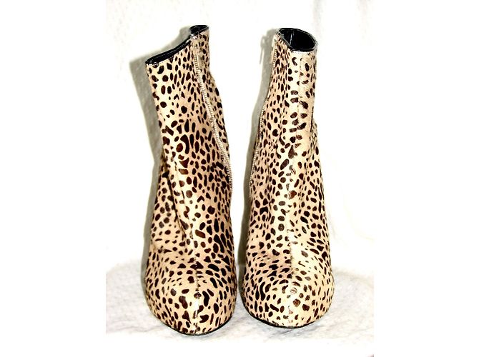 Botines Super Trash Estampado Leopardo Pelo de Pony 39 Estampado de leopardo - vista 5