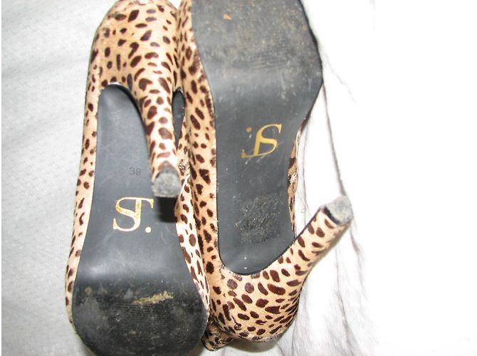 Botines Super Trash Estampado Leopardo Pelo de Pony 39 Estampado de leopardo - vista 7
