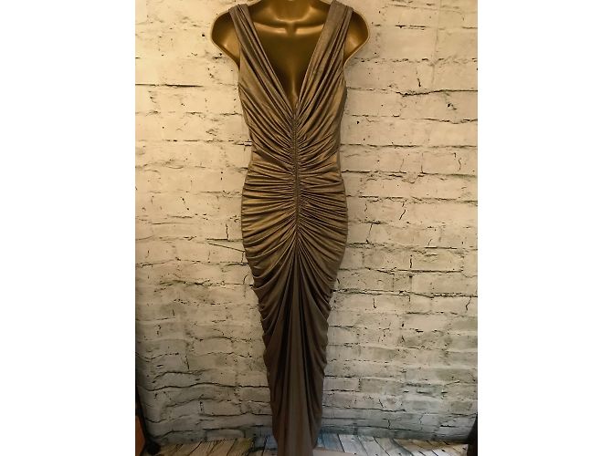 Tadashi Shoji Kleider Golden - Ansicht 6