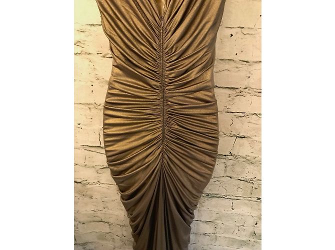 Tadashi Shoji Kleider Golden - Ansicht 7