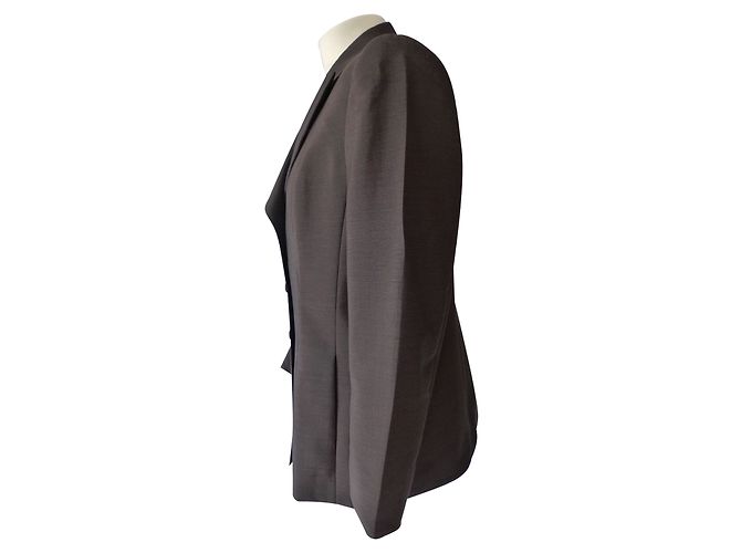Blazer Escada de mohair e lã marrom - vista 2