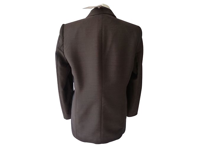 Blazer Escada de mohair e lã marrom - vista 3