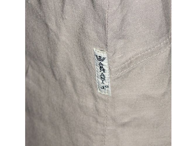 Armani Jeans Leinen Viscose Kleid Beige - Ansicht 4