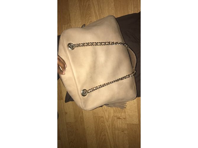 Borsa a mano Gucci Soho in pelle beige - vista 4