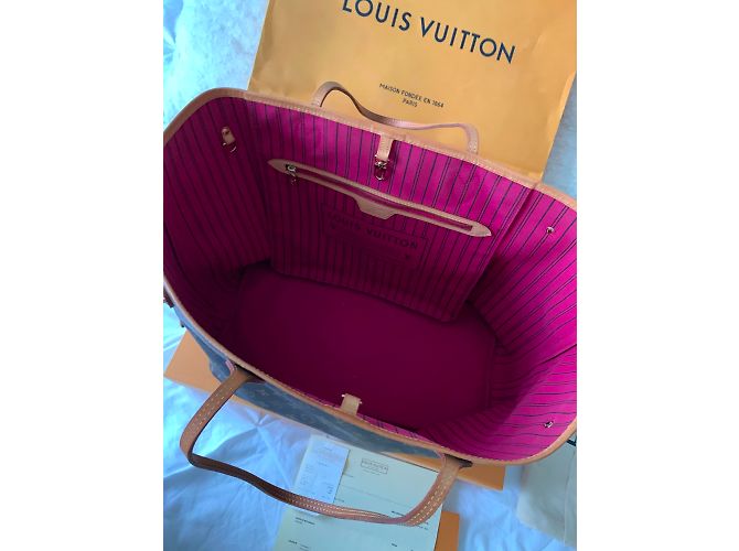 Neverfull Louis Vuitton Totalizadores Castaño - vista 4