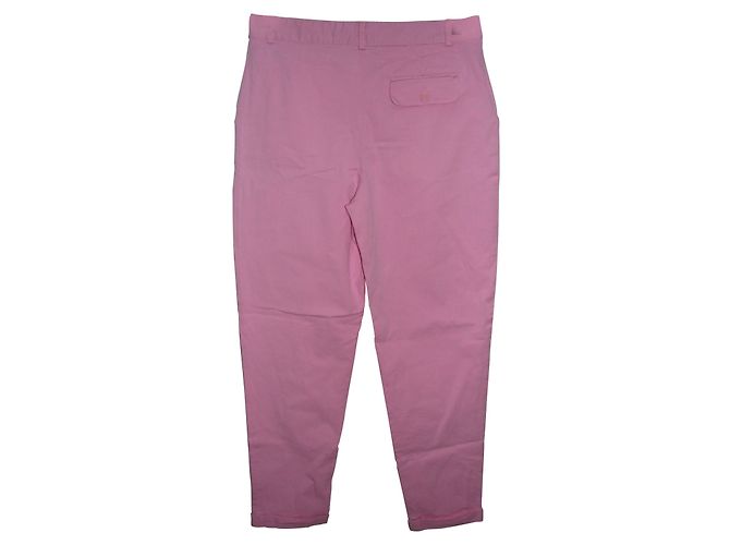 Pantalones de algodón rosa Dolce & Gabbana - vista 2