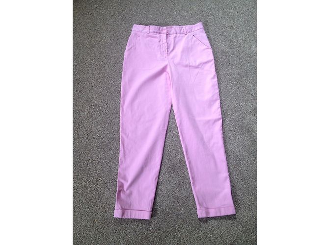 Pantalones de algodón rosa Dolce & Gabbana - vista 4