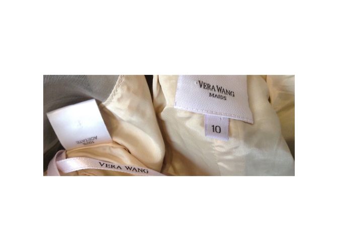 Vera Wang Goldenes Kleid "Maids" Linie - Ansicht 7