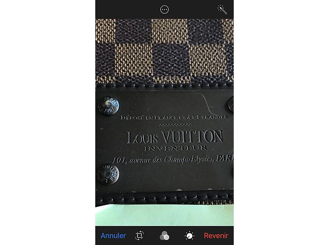 Louis Vuitton Borsa Brooklin PM Damier Marrone Pelle - vista 2