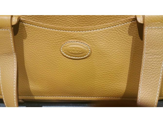 Bolso de piel Tod's Caramelo - vista 4