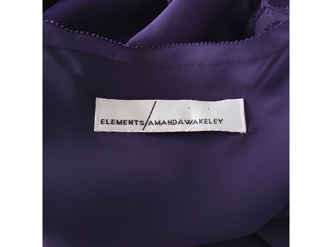 Amanda Wakeley Kleid mit abnehmbarer Schärpe Lila - Ansicht 5