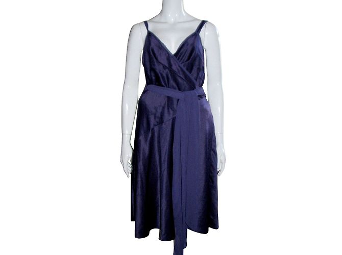 Amanda Wakeley Kleid mit abnehmbarer Schärpe Lila - Ansicht 6