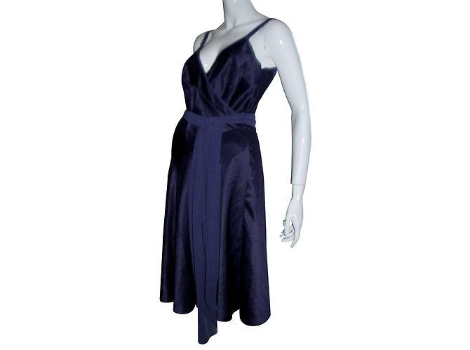 Amanda Wakeley Kleid mit abnehmbarer Schärpe Lila - Ansicht 7