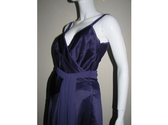 Amanda Wakeley Kleid mit abnehmbarer Schärpe Lila - Ansicht 9