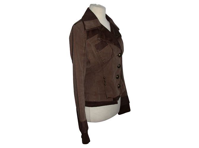 Sportmax Leather trim jacket - view 2