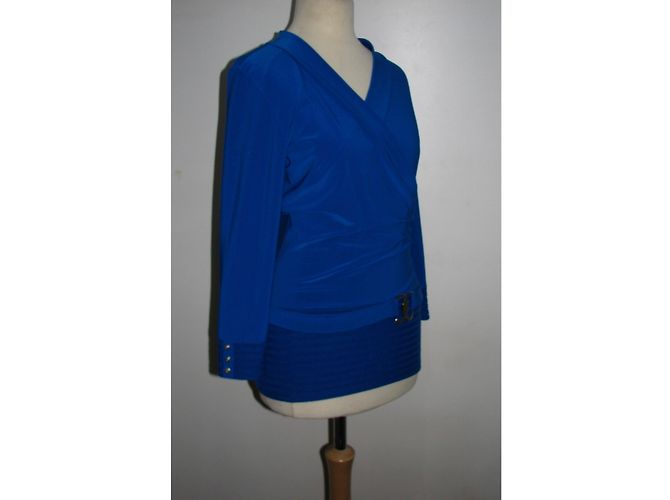 Autre Marque Top cruzado azul real Joseph Ribkoff - vista 3