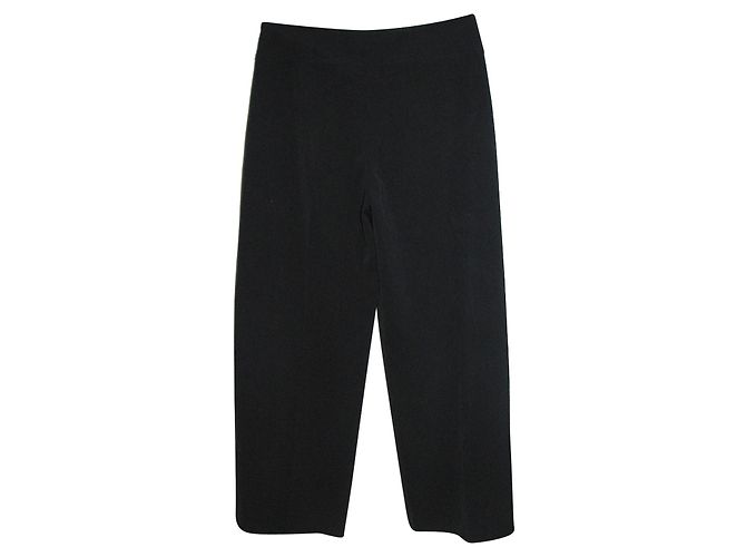 Pantalones anchos Donna Karan azul oscuro - vista 2