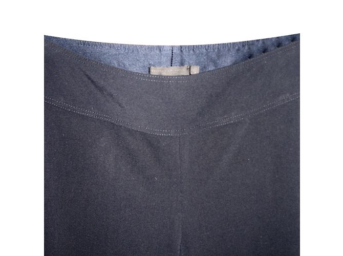 Pantalones anchos Donna Karan azul oscuro - vista 3
