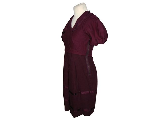 Abito Marc by Marc Jacobs in misto cotone e lana viola Bordò - vista 2