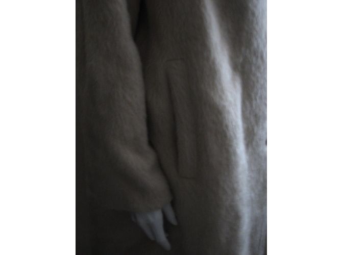 Autre Marque Cappotto in mohair ORMDALE color eggshell Bianco sporco - vista 6