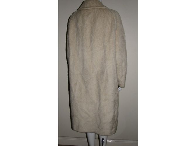 Autre Marque Cappotto in mohair ORMDALE color eggshell Bianco sporco - vista 8
