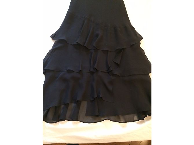 Armand Ventilo Seidenkleid Schwarz - Ansicht 3