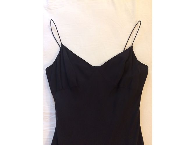 Armand Ventilo Seidenkleid Schwarz - Ansicht 4