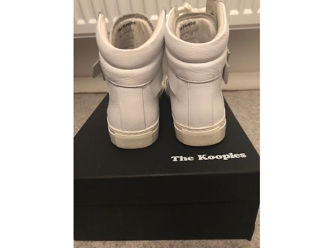 The Kooples High Top Sneaker Weiß Lammleder 41 - Ansicht 4
